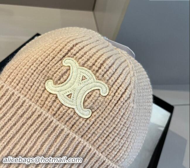 Reasonable Price Celine Knit Hat 1019004 Beige 2024