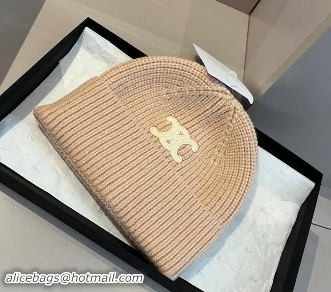 Reasonable Price Celine Knit Hat 1019004 Beige 2024