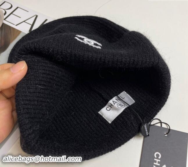 Fashion Discount Chanel Knit Hat 1019021 Black 2024