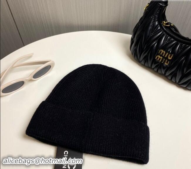 Fashion Discount Chanel Knit Hat 1019021 Black 2024