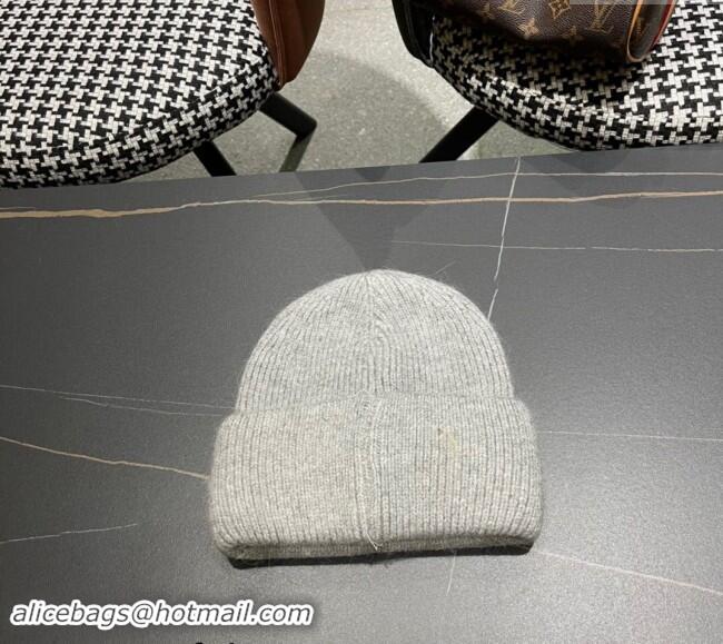 Buy Inexpensive Prada Knit Hat with Charm 0111 Grey 2024