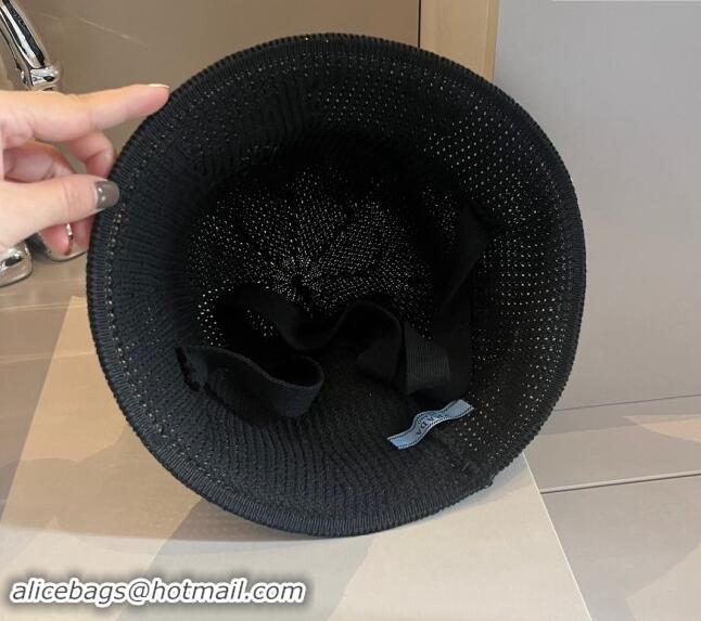 Buy Cheapest Prada Knit Bucket Hat 0514 Black 2024