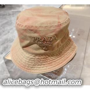 Best Price Prada Canvas Bucket Hat 073001 Beige 2024