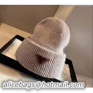 Fashion Promotional Prada Knit Hat 1019007 Khaki 2024