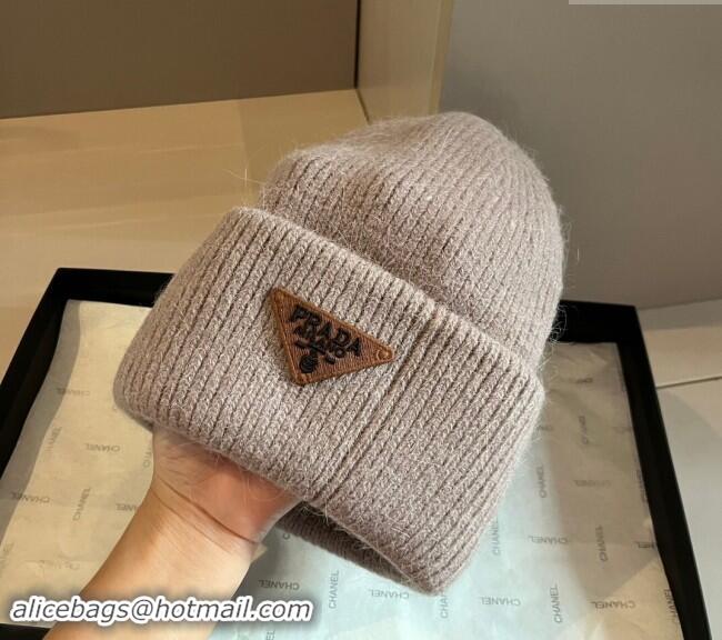 Fashion Promotional Prada Knit Hat 1019007 Khaki 2024