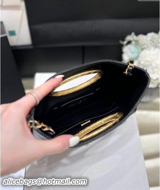 Best Price Chanel Lambskin Clutch with Chain Bag AS5038 Black 2024 Top Quality