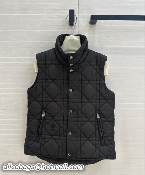 Market Sells Dior Nylon and Padded Vest 1025 Black 2024