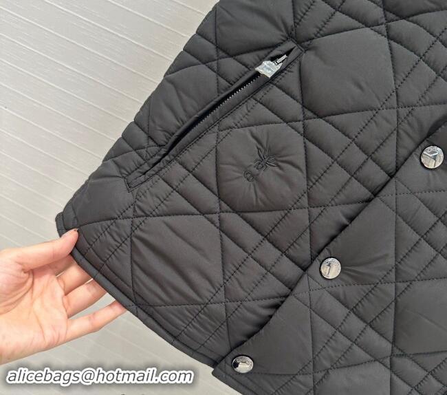 Market Sells Dior Nylon and Padded Vest 1025 Black 2024