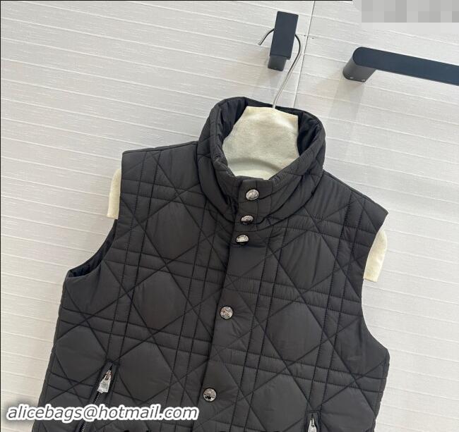 Market Sells Dior Nylon and Padded Vest 1025 Black 2024