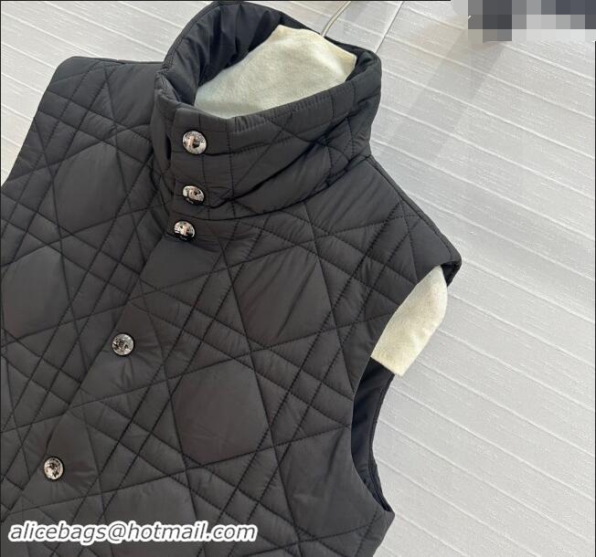 Market Sells Dior Nylon and Padded Vest 1025 Black 2024