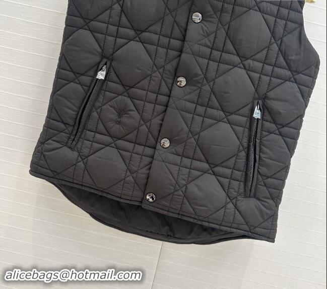 Market Sells Dior Nylon and Padded Vest 1025 Black 2024