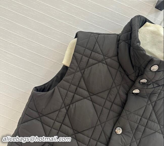 Market Sells Dior Nylon and Padded Vest 1025 Black 2024