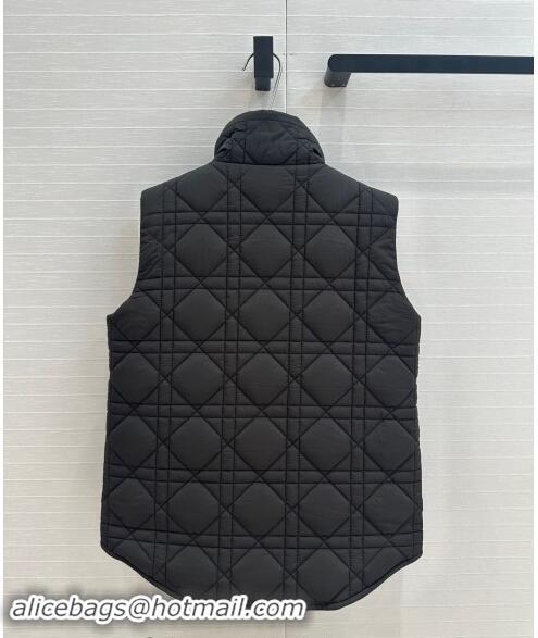 Market Sells Dior Nylon and Padded Vest 1025 Black 2024