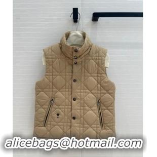 Top Grade Dior Nylon and Padded Vest 1025 Beige 2024