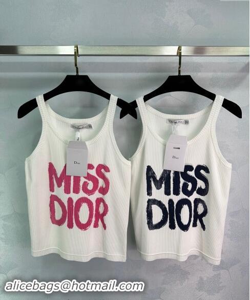 Buy Discount Dior Miss Dior Knit Vest D1025 White 2024