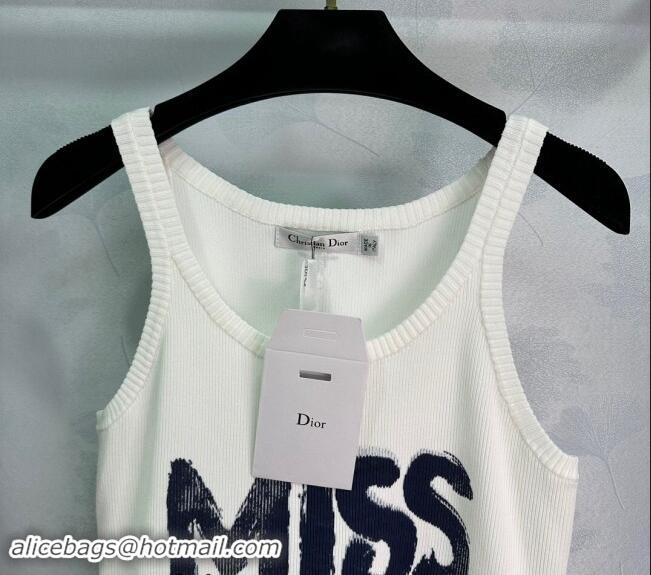 Buy Discount Dior Miss Dior Knit Vest D1025 White 2024