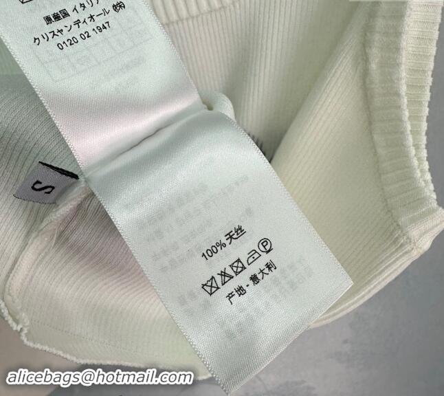 Buy Discount Dior Miss Dior Knit Vest D1025 White 2024