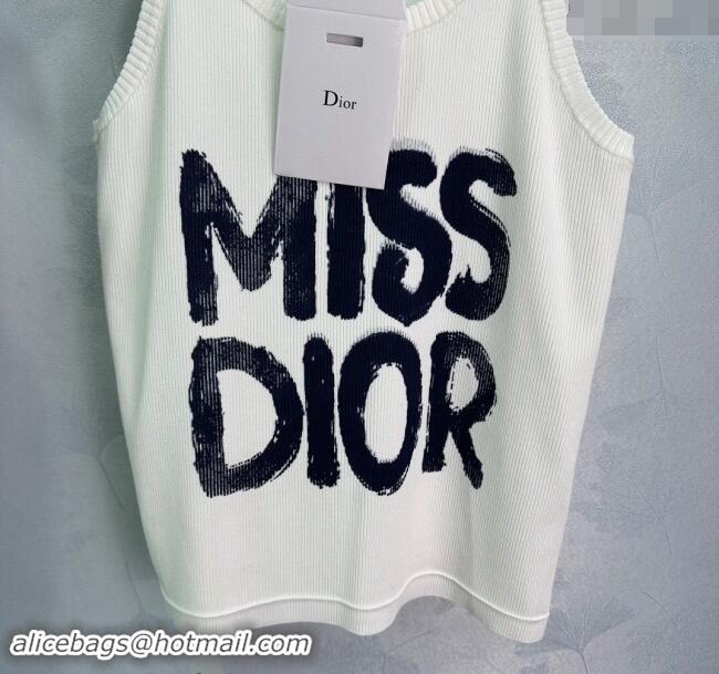 Buy Discount Dior Miss Dior Knit Vest D1025 White 2024