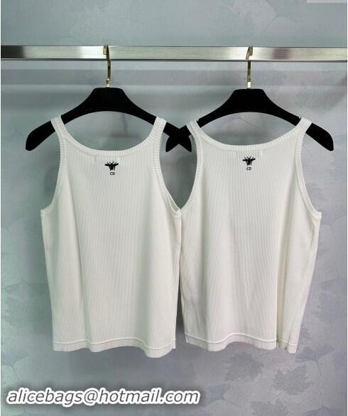 Buy Discount Dior Miss Dior Knit Vest D1025 White 2024