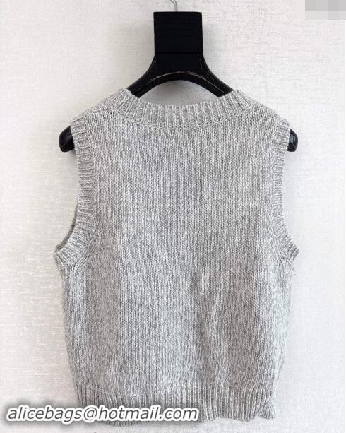 Promotional Dior CD Star Knit Vest 1025 Grey 2024