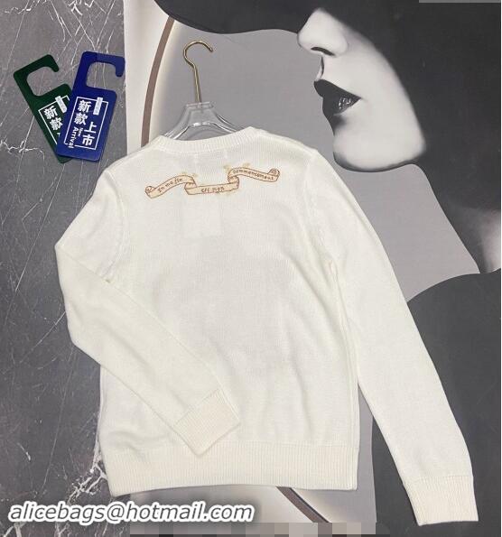 Reasonable Price Dior Star Embroidered Sweater 1025 White 2024