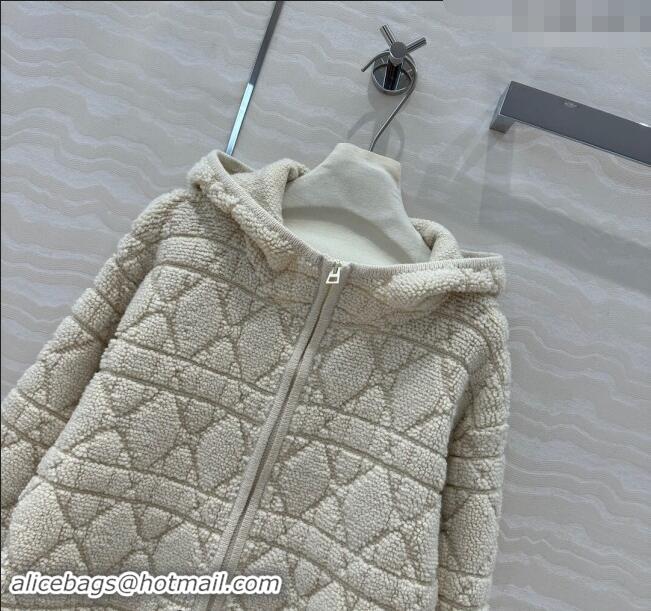 Well Crafted Dior Teddy Cashmere Jacket 1025 White 2024