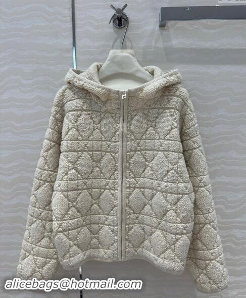 Well Crafted Dior Teddy Cashmere Jacket 1025 White 2024