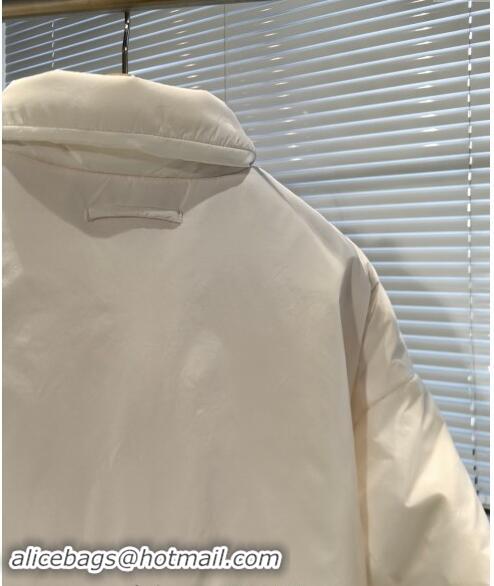 Top Grade Prada Padded Jacket 102501 White 2024