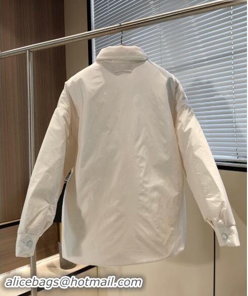 Top Grade Prada Padded Jacket 102501 White 2024