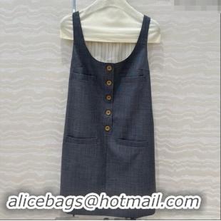 New Fashion Prada Vest Dress 1025 Grey 2024