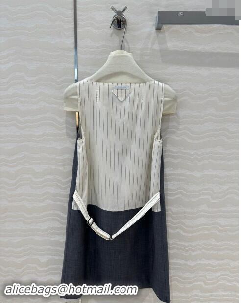 New Fashion Prada Vest Dress 1025 Grey 2024