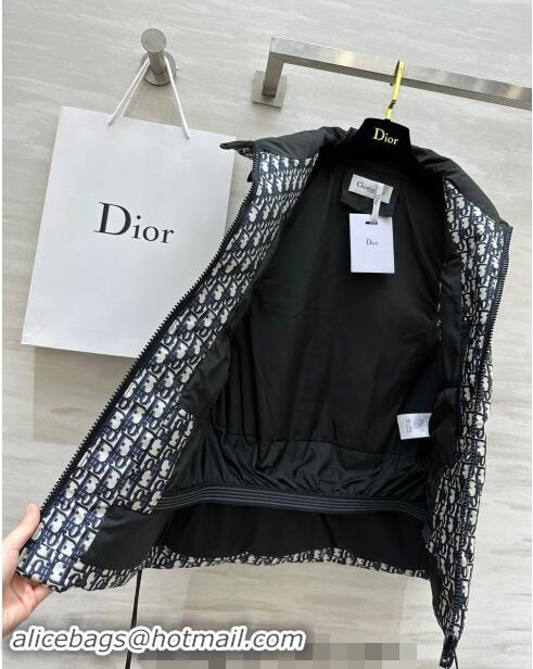 Pretty Style Dior Snow Down Vest with Buckle 1025 Blue 2024