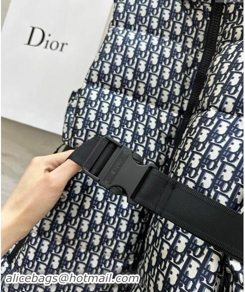 Pretty Style Dior Snow Down Vest with Buckle 1025 Blue 2024