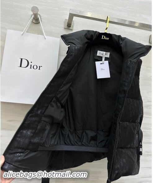 Good Taste Dior Snow Down Vest with Buckle 1025 Black 2024