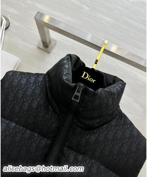 Good Taste Dior Snow Down Vest with Buckle 1025 Black 2024