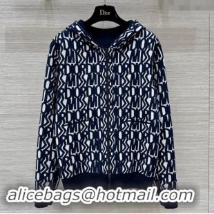 Grade Quality Dior Miss Dior Reversible Jacket 1025 Navy Blue 2024