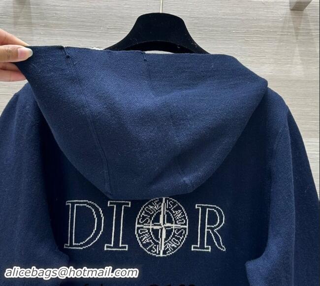 Grade Quality Dior Miss Dior Reversible Jacket 1025 Navy Blue 2024