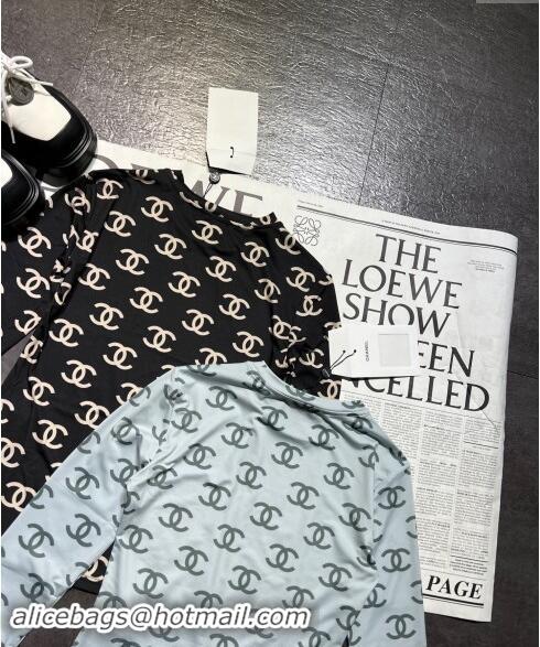 ​Well Crafted Chanel CC Shirt 1025 Blue 2024