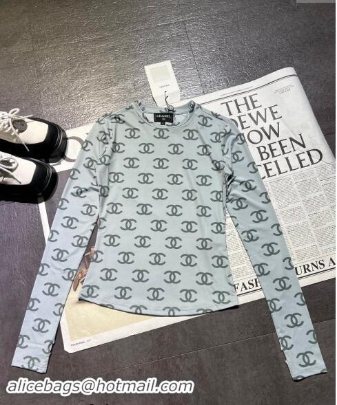 ​Well Crafted Chanel CC Shirt 1025 Blue 2024