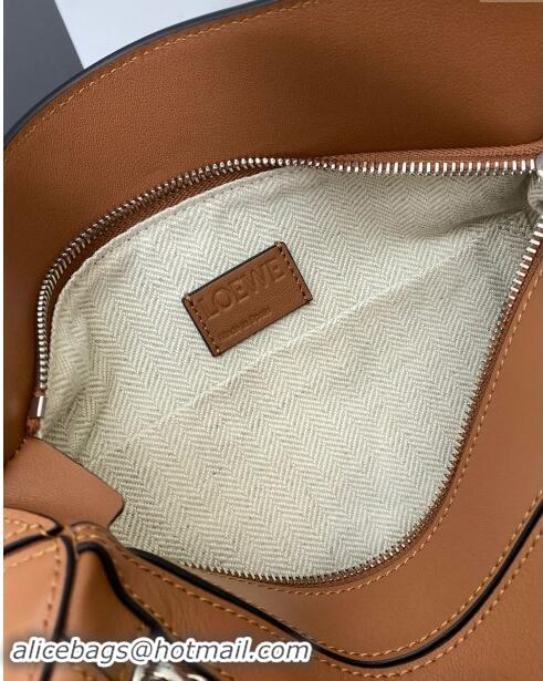 Shop Grade Loewe Small Puzzle Bumbag in Classic Calfskin 10176 Tan Brown 2024