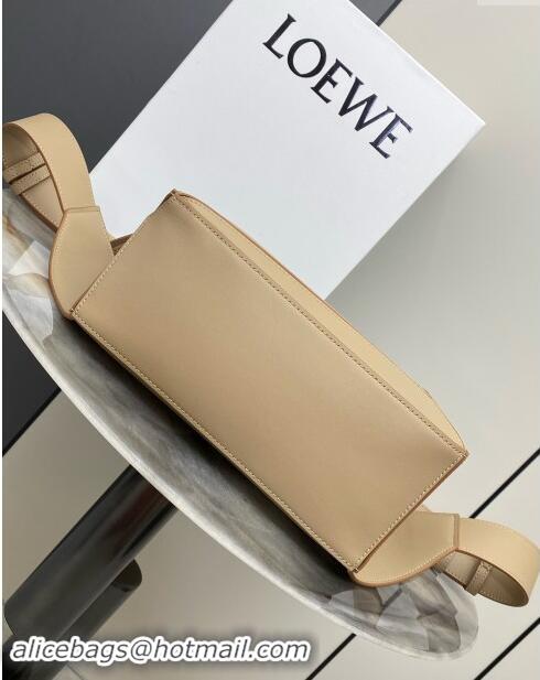 Most Popular Loewe Small Puzzle Bumbag in Classic Calfskin 10176 Beige 2024