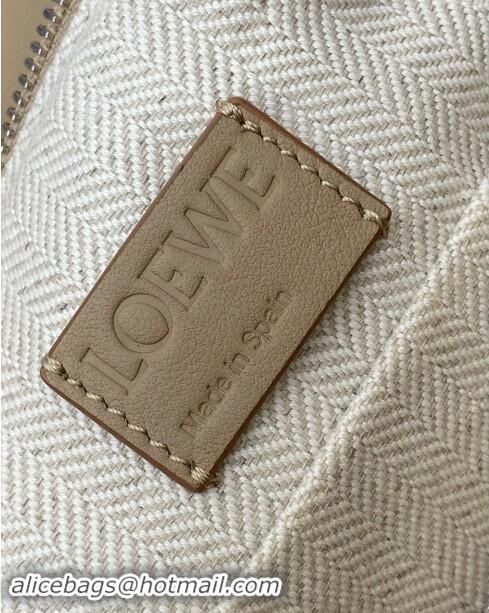 Most Popular Loewe Small Puzzle Bumbag in Classic Calfskin 10176 Beige 2024