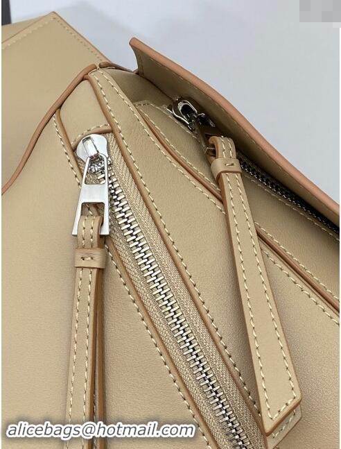 Most Popular Loewe Small Puzzle Bumbag in Classic Calfskin 10176 Beige 2024