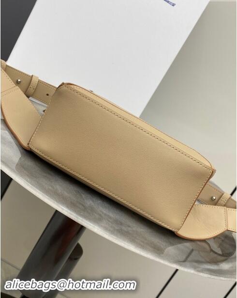 Buy Fashionable Loewe Mini Puzzle Bumbag in Classic Calfskin 10177 Beige 2024