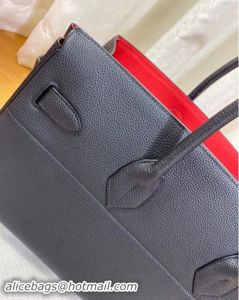 Market Sells Hermes Shoulder Birkin 42 JPG Bag in Togo Leather H042 Black/Gold 2024 (Half Handmade)