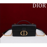 Top Quality Dior Miss Montaigne Mini Bag in Smooth Calfskin D3066 Black 2024