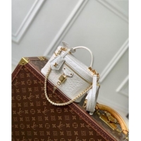 Famous Brand Louis Vuitton Vanity Chain Pouch in Ostrich Embossed Leather N85911 White 2024