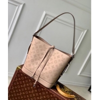 Super Quality Louis Vuitton Flore Bucket bag in Perforated Mahina Calfskin M12139 Pink 2024