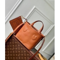 Trendy Design Louis Vuitton Neverfull Bandouliere Inside Out BB Tote bag Brown Leather/Monogram Coated Canvas M12099 202