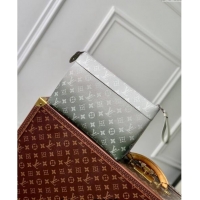 Low Price Louis Vuitton Pochette Voyage Souple Pouch in Khaki Green Monogram Gradient Canvas M11545 2024